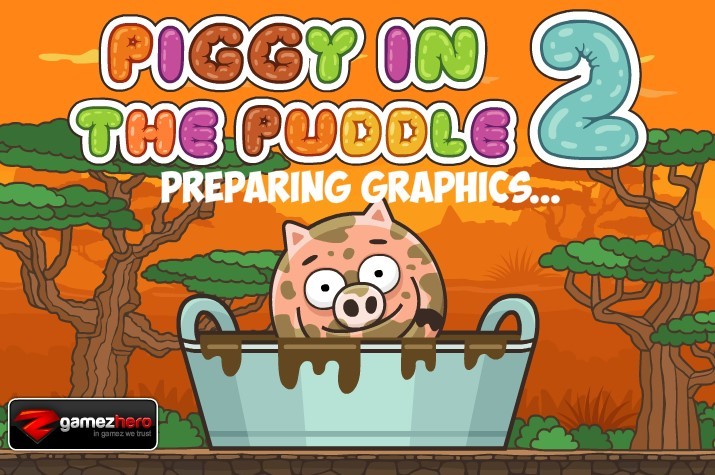 Игра Свинья в луже 2