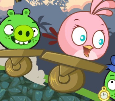 Игра Злые Птички: Сумасшедшие Гонки