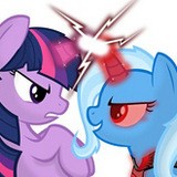 Игра Пони - Искорка против Трикси