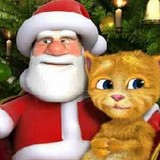 Игра Говорящий Кот: Санта и Рыжик Говорящий Кот: Санта и Рыжик