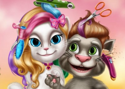 Игра Причёски Тома и Анжелы