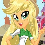 Игра Одевалка Эпплджек: Эквестрия Гёрлз