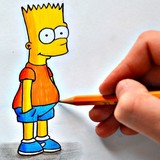 Игра Раскраска Брата: Симпсоны Раскраска Брата: Симпсоны