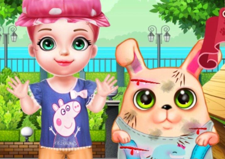 Игра Уход за Любимым Кроликом Игра Уход за Любимым Кроликом
