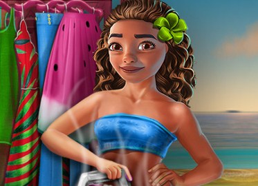 Игра Экзотическая Девушка: Стирка Одежды