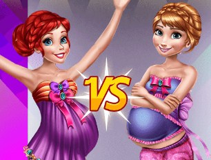 Игра Беременные Принцессы на Подиуме Игра Беременные Принцессы на Подиуме