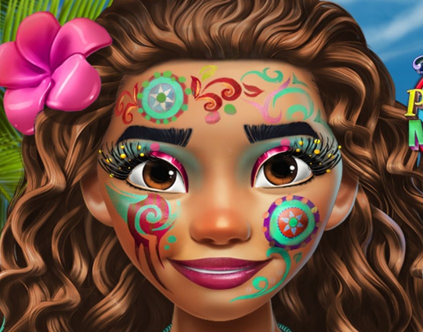Игра Экзотические Принцессы: Макияж