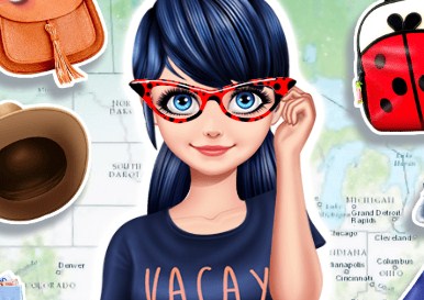 Игра Маринетт Путешествует в США Игра Маринетт Путешествует в США