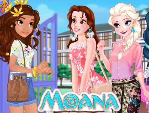 Игра Моана: Новенькая в Школе Игра Моана: Новенькая в Школе