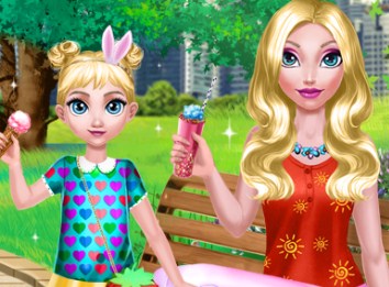 Игра Летний День Мамы и Дочери Игра Летний День Мамы и Дочери