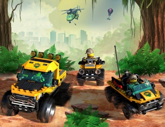 Игра Лего Сити: Гонка по Лесу Игра Лего Сити: Гонка по Лесу