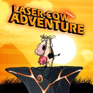 Игра Приключение Лазерной Коровы Игра Приключение Лазерной Коровы