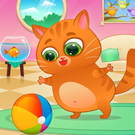 Игра Котенок Бубу: Бубу Играет