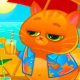 Игра Котенок Бубу: Пляж