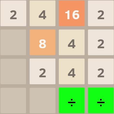 Игра 2048 Дивизион Игра 2048 Дивизион