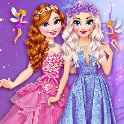 Игра Эльза и Анна: Отправлены в Сказочную Страну Игра Эльза и Анна: Отправлены в Сказочную Страну