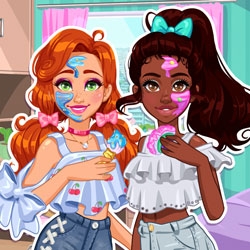 Игра Джесси и Ноэль Лучшие Подруги: Реальный Макияж Игра Джесси и Ноэль Лучшие Подруги: Реальный Макияж