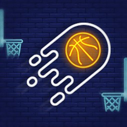 Игра Неоновый Баскетбол Игра Неоновый Баскетбол