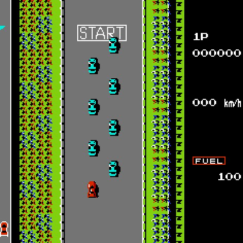 Игра Road Fighter Игра Road Fighter