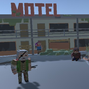 Игра Атака Блочных Зомби Игра Атака Блочных Зомби