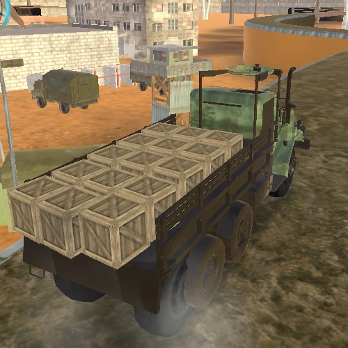 Игра Водитель Грузовика в Армии 2
