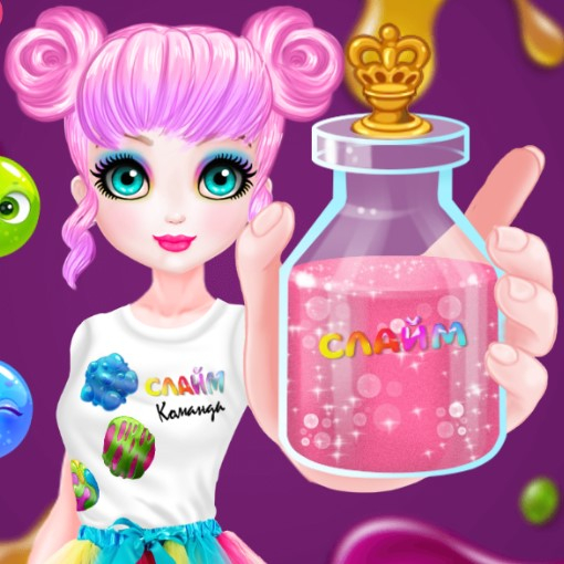 Игра Фабрика Слаймов Принцессы