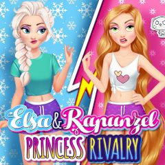 Игра Соперничество Эльзы и Рапунцель