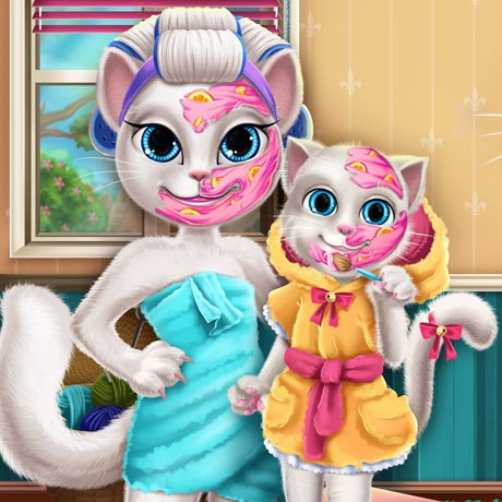 Игра Китти Мама: Настоящий Макияж Игра Китти Мама: Настоящий Макияж