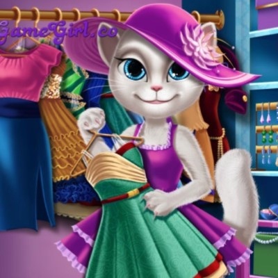Игра Гардероб Кошки Анжелы Игра Гардероб Кошки Анжелы