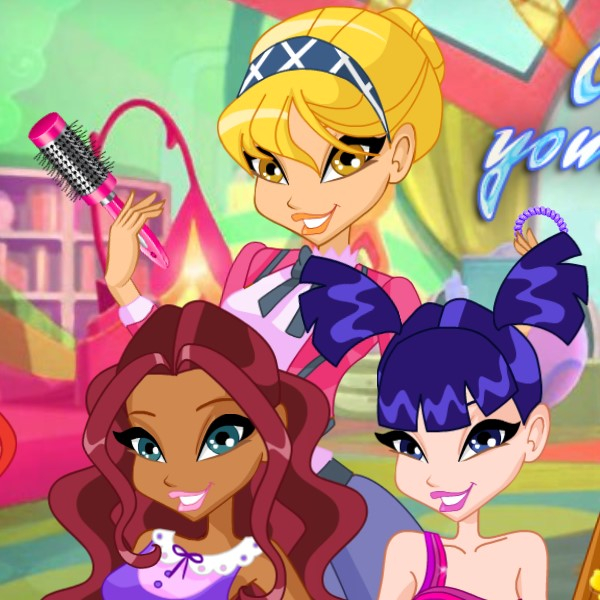 Игра Салон Причёсок Винкс