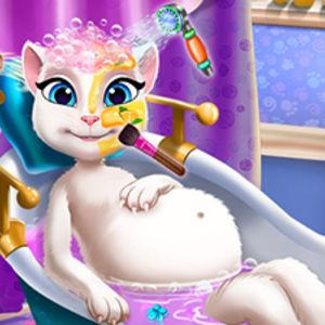 Игра Беременная Анжела в Спа-салоне Игра Беременная Анжела в Спа-салоне