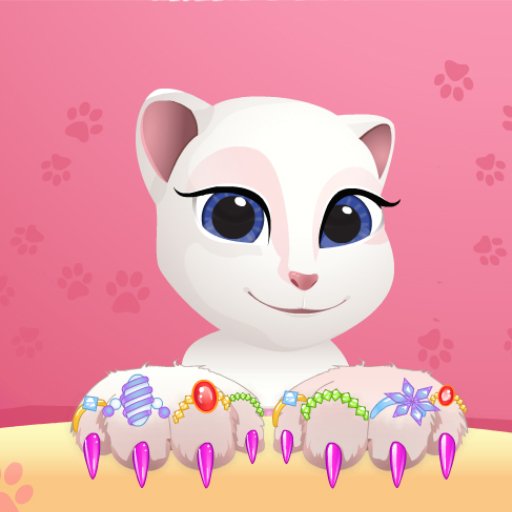 Игра Малышка Анжела: Отличный Маникюр Игра Малышка Анжела: Отличный Маникюр