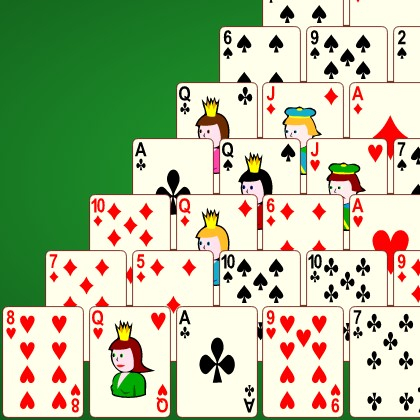 Игра Пасьянс Двойная Пирамида