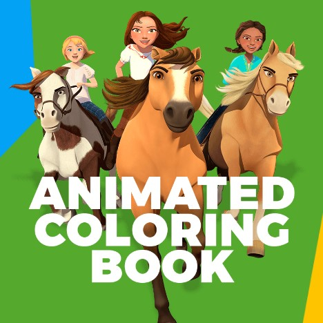 Игра Спирит: Книжка-раскраска