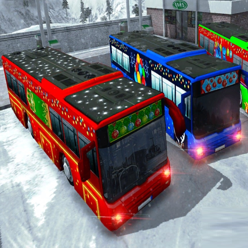 Игра Зимний Автобус Игра Зимний Автобус