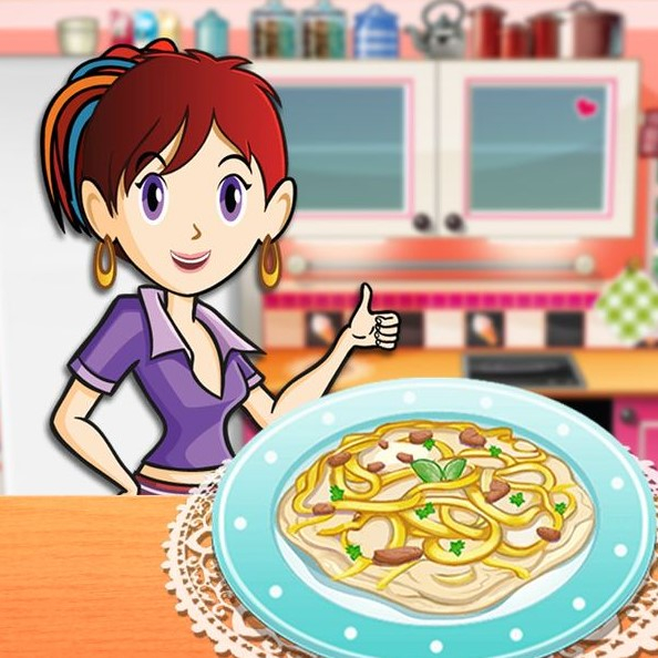 Игра Кухня Сары: Феттуччини Альфредо