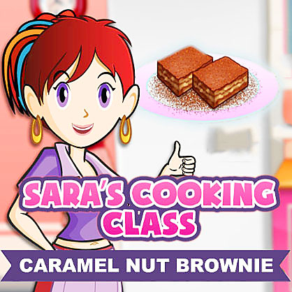 Игра Кухня Сары: Карамельно-Ореховый Кекс