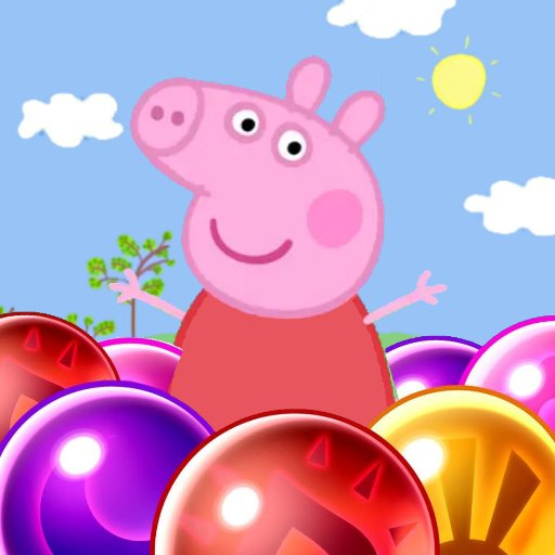 Игра Свинка Пеппа: Пузырьковая Стрелялка