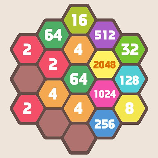 Игра 2048 Хекс: Слияние Блоков
