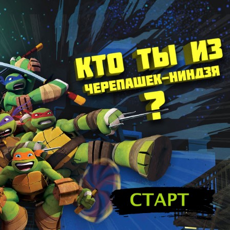 Игра Кто Ты из Черепашек-Ниндзя?