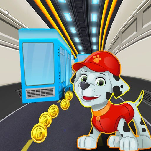 Игра Щенячий Патруль: Зимняя Бегалка