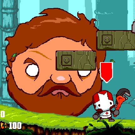 Игра Огромная Голова Напала на Замок