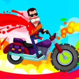 Игра Веселые Гонки На Мотоцикле
