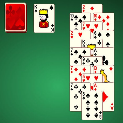 Игра Пасьянс Ёлочки: Одна Ёлочка, Одна Колода