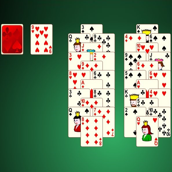 Игра Пасьянс Ёлочки: Три Ёлочки, Одна Колода
