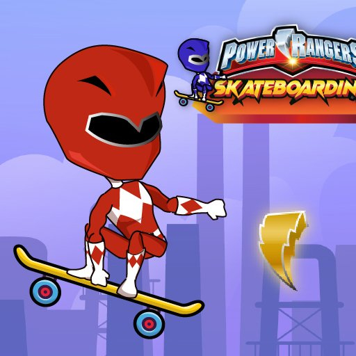 Игра Могучие Рейнджеры: Скейтбординг