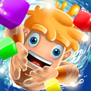 Игра Липкие Аква-Блоки