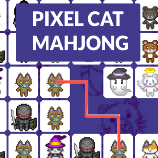 Игра Кошачий Пиксельный Маджонг