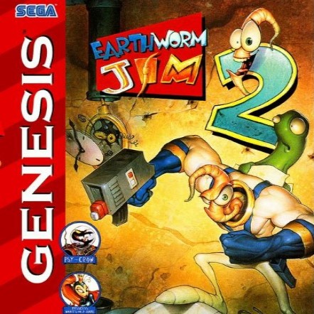 Игра Червяк Джим 2 / Сега