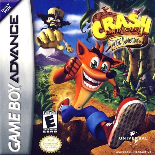 Игра Крэш Бандикут: Огромное Приключение / Gameboy Advance